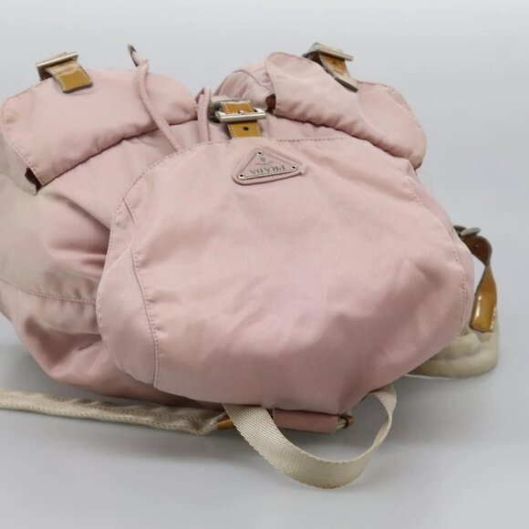 PRADA Backpack Nylon Pink Silver Auth - Picture 7 of 16